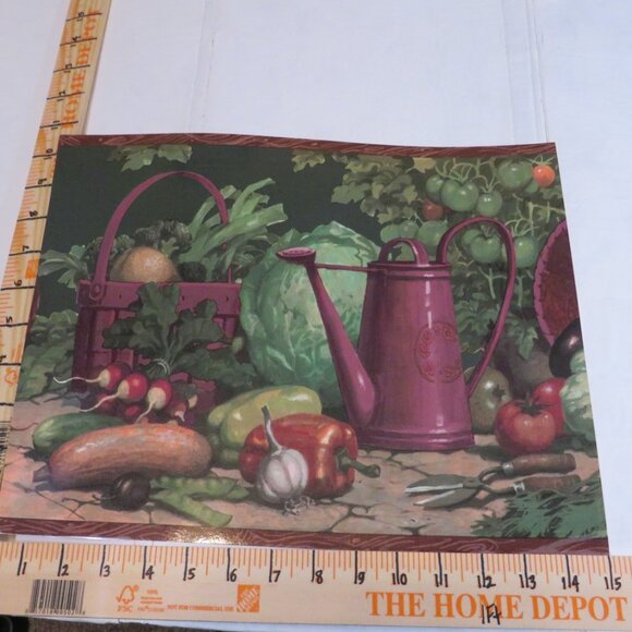 Wallpaper Samples & Vineyard Calendar (Warm Colors) Garden, Vineyards, Farmhouse - Picture 10 of 15